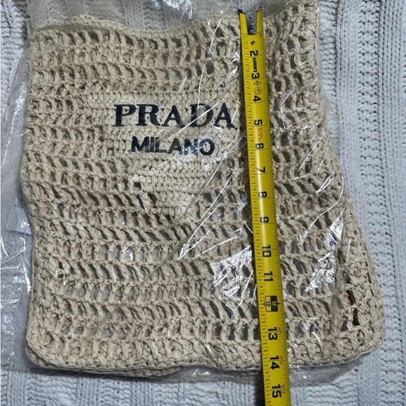 Raffia crochet summer tote - Picture 3 of 7